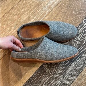 Rhodes Wool House Slipper in Gray, size 10